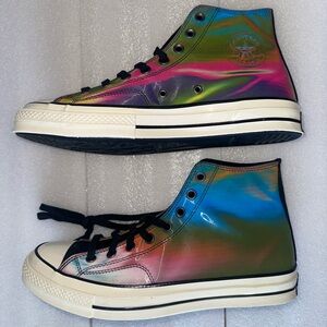 Converse Multicolor Holographic High-Tops